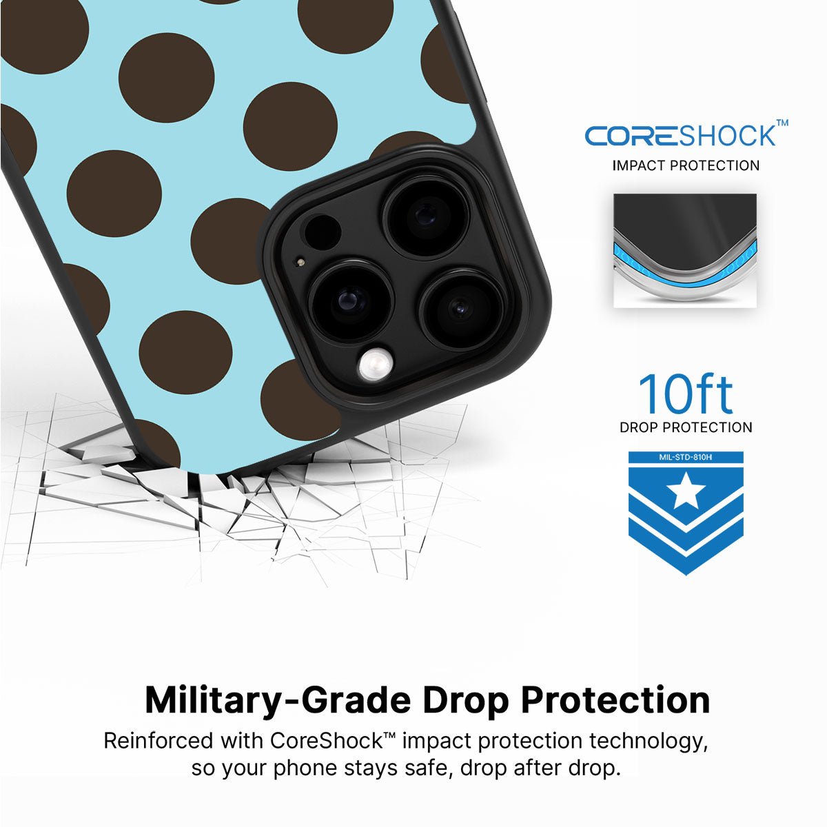 Blue Mocha - iPhone 14 Pro Case #case type_core (magsafe), #case type_core (non magsafe)