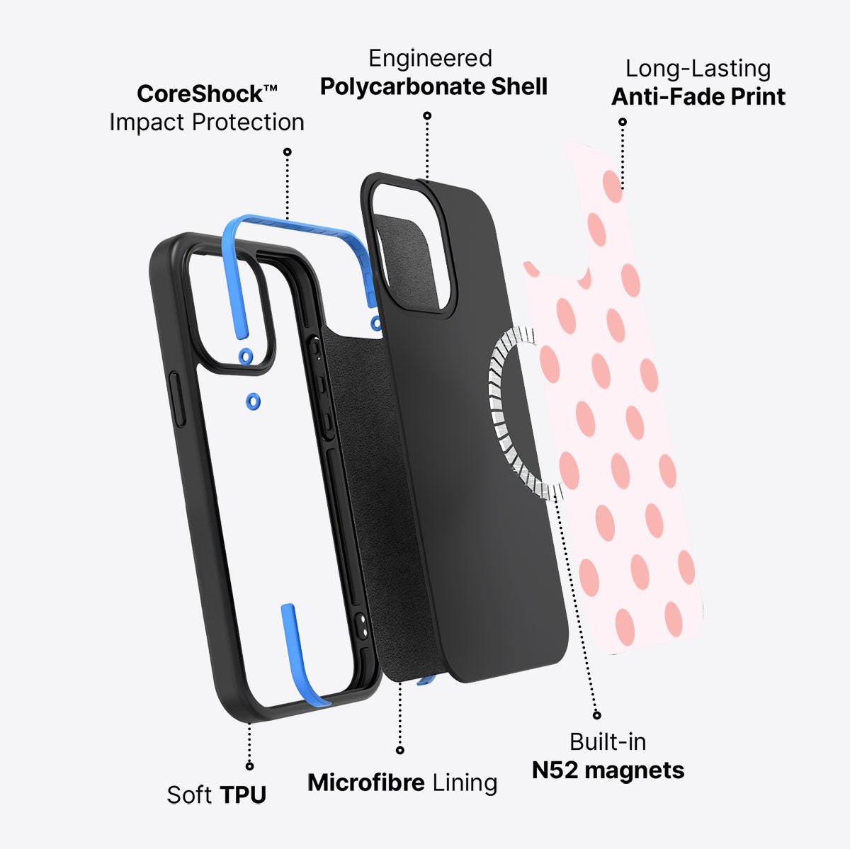 Blush Pearl - iPhone 14 Pro Case #case type_core (magsafe)