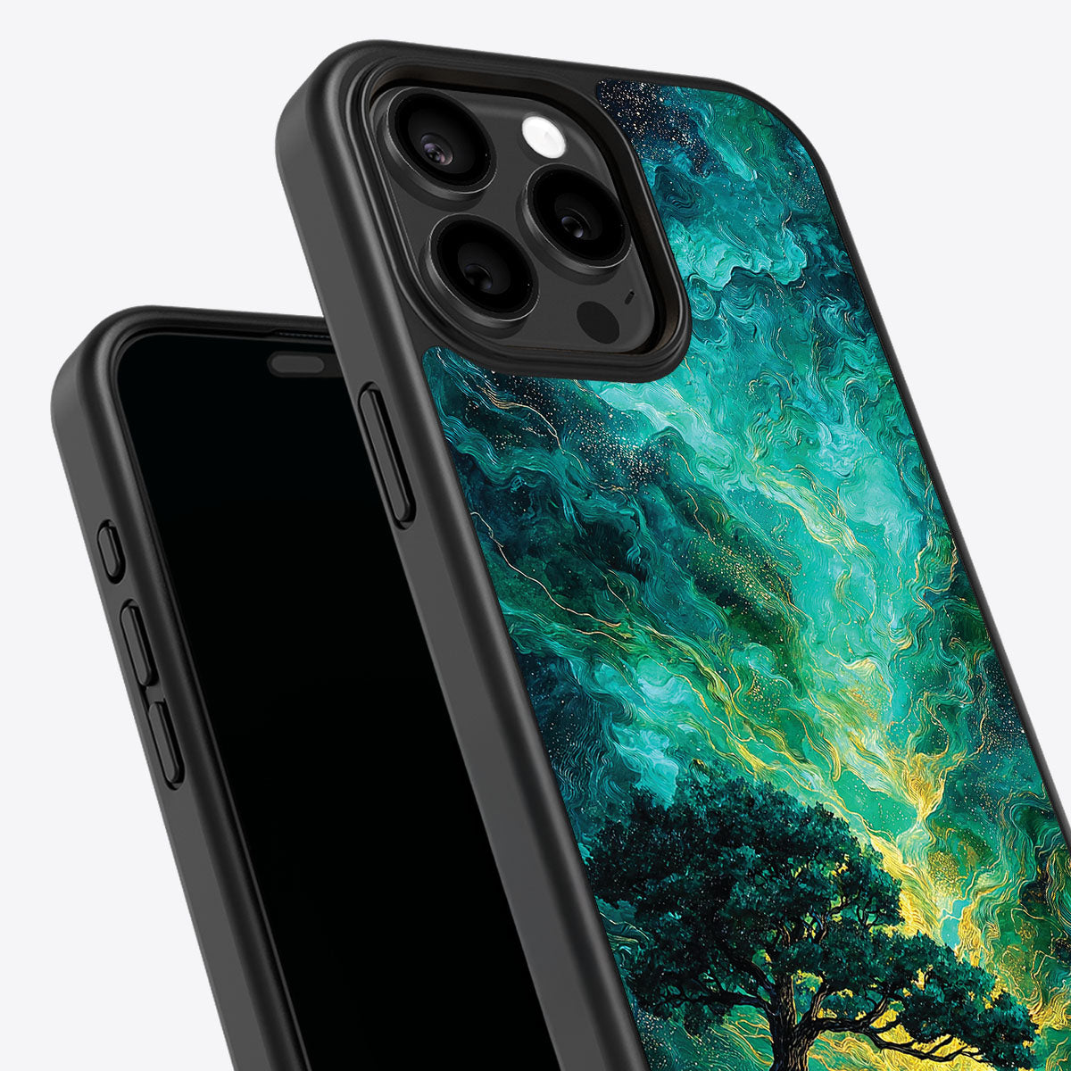 Emerald Storm - iPhone 14 Pro Case #case type_core (non magsafe)