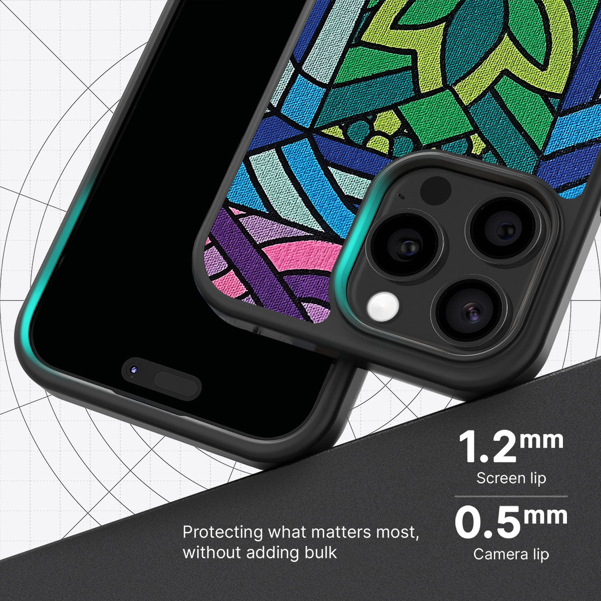 Green Flame - iPhone 14 Pro Case #case type_core (magsafe), #case type_core (non magsafe)