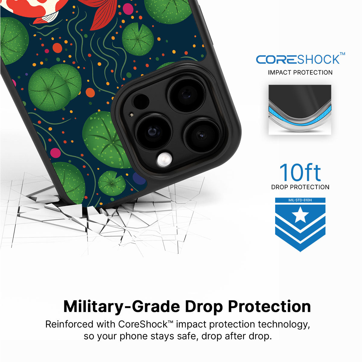 Koi Fish - iPhone 14 Pro Case, #case type_core (magsafe), #case type_core (non magsafe)