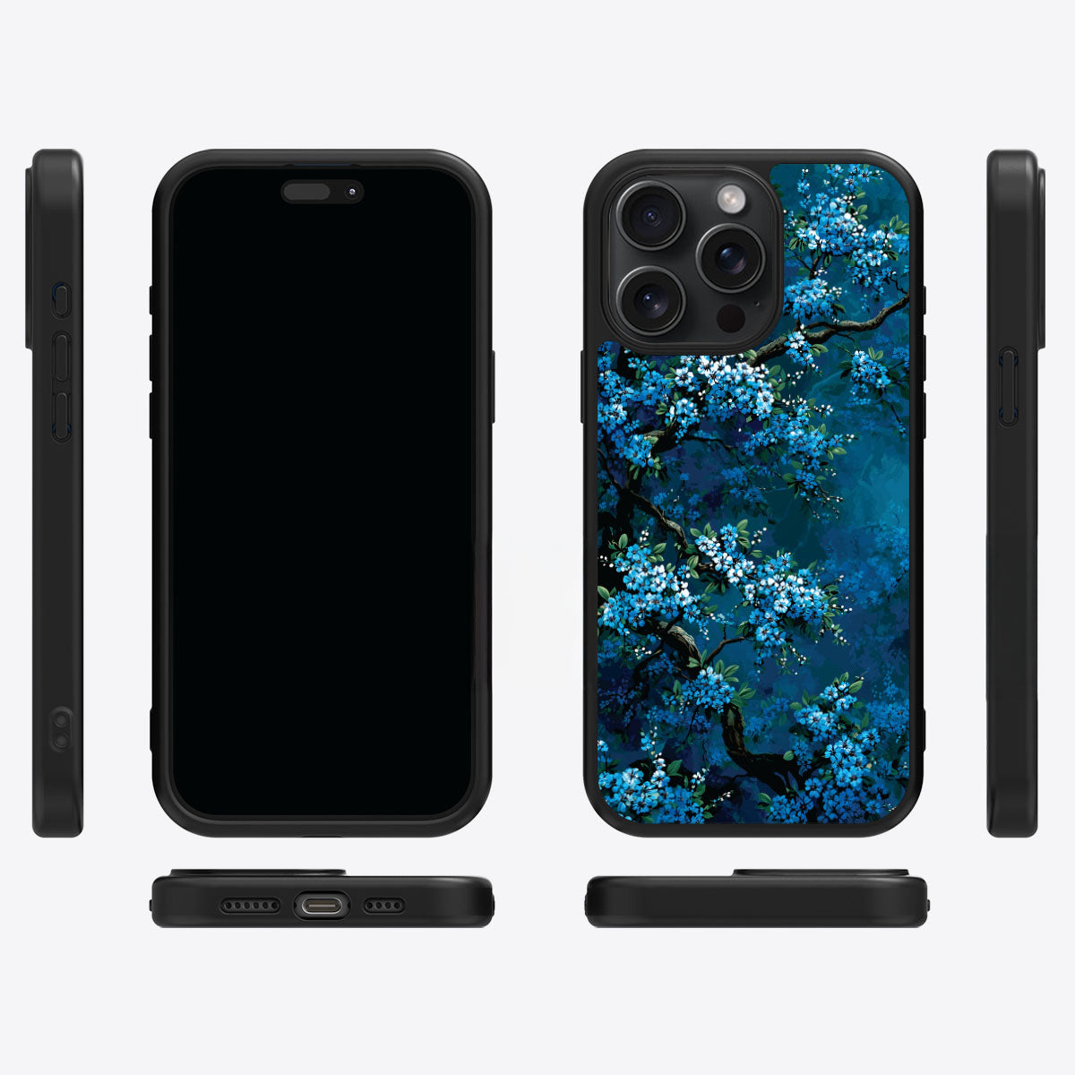 Moonlit Petals - iPhone 14 Pro Case #case type_core (magsafe), #case type_core (non magsafe)