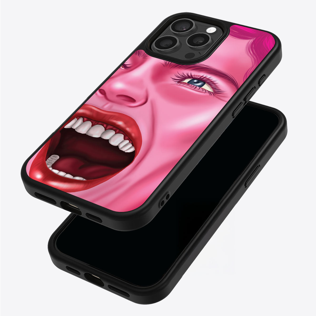Pink Rage - iPhone 14 Pro Case #case type_core (magsafe), #case type_core (non magsafe)