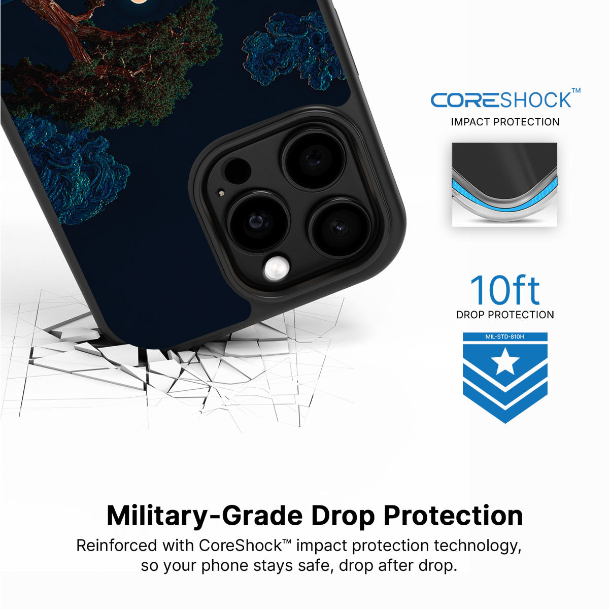 Quiet Moon - iPhone 14 Pro Case #case type_core (magsafe), #case type_core (non magsafe)