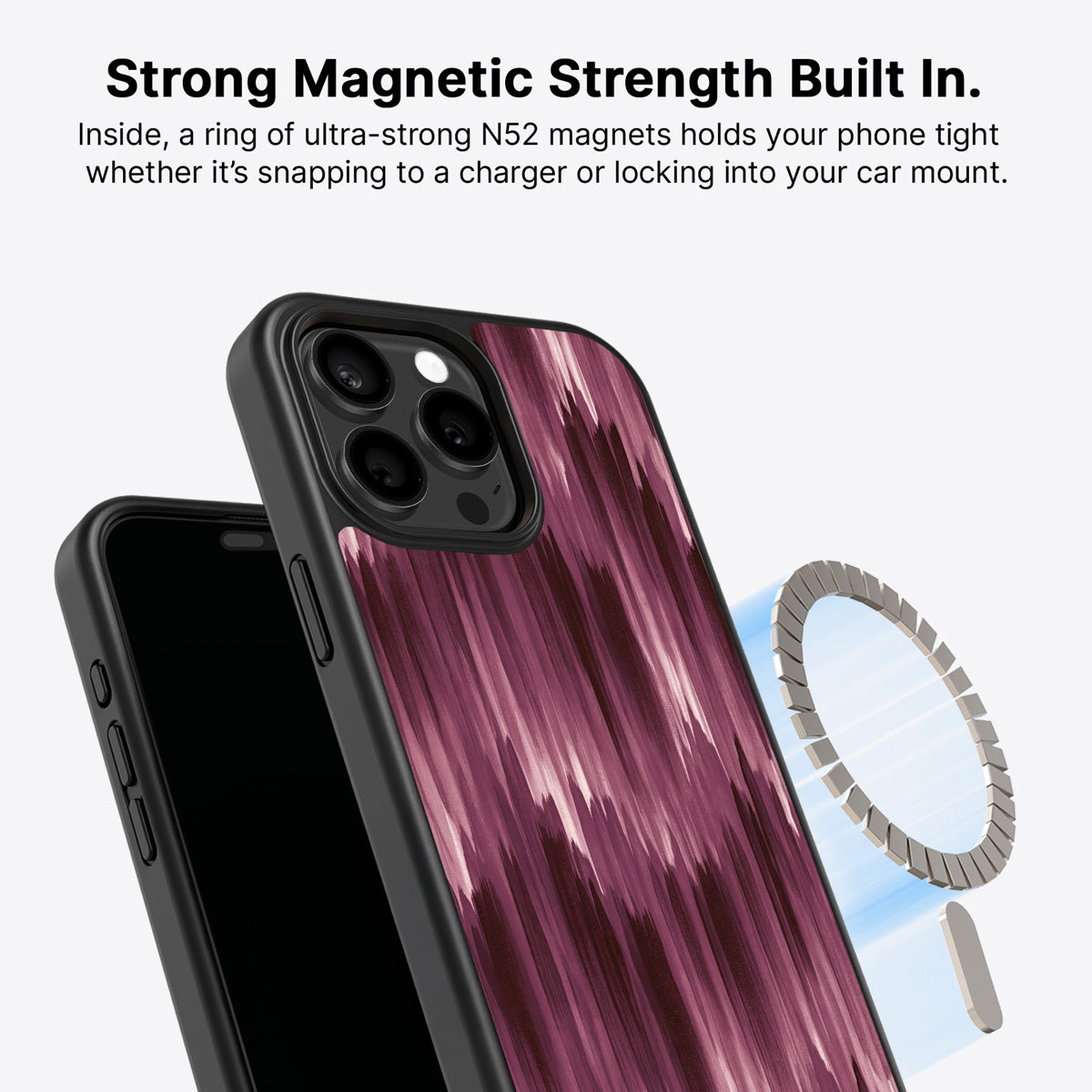 iPhone 14 Pro Max MagSafe case – Ikat Haze design