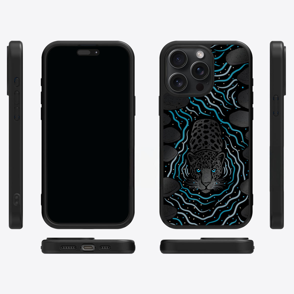 Midnight Panther - iPhone 14 Pro Max Case, #case type_core (magsafe), #case type_core (non magsafe)