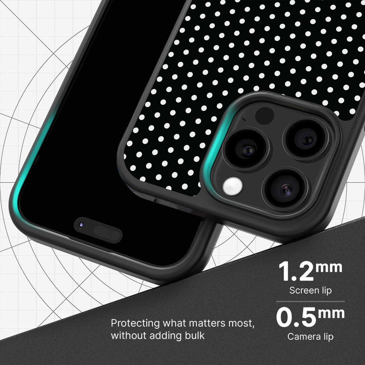 Noir Mesh - iPhone 14 Pro Max Case #case type_core (magsafe), #case type_core (non magsafe)