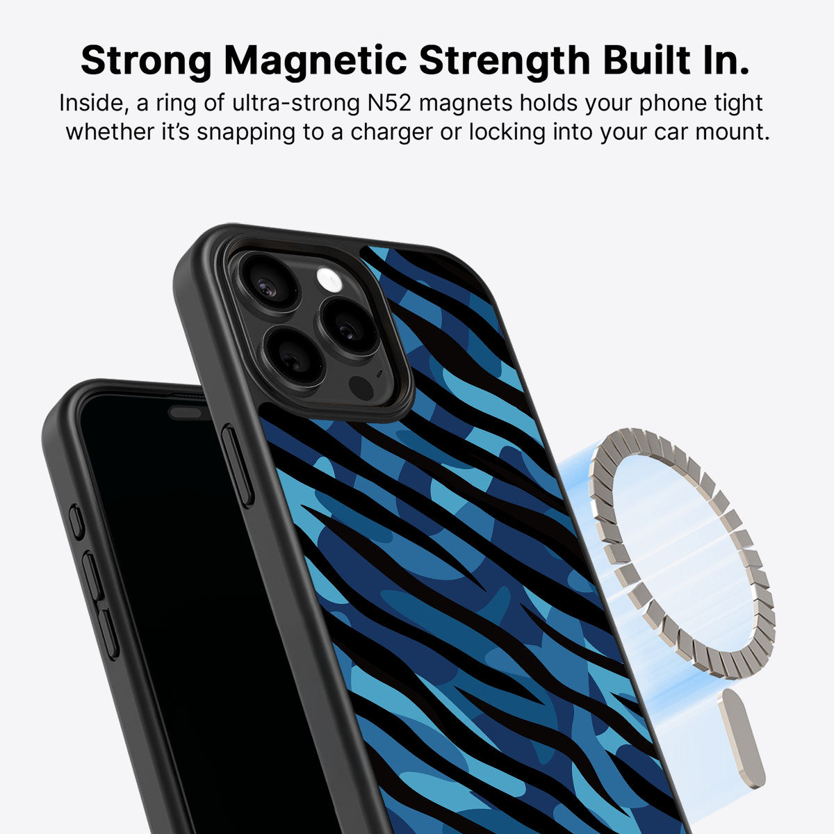 Ocean Camo - iPhone 14 Pro Max Case, #case type_core (magsafe)