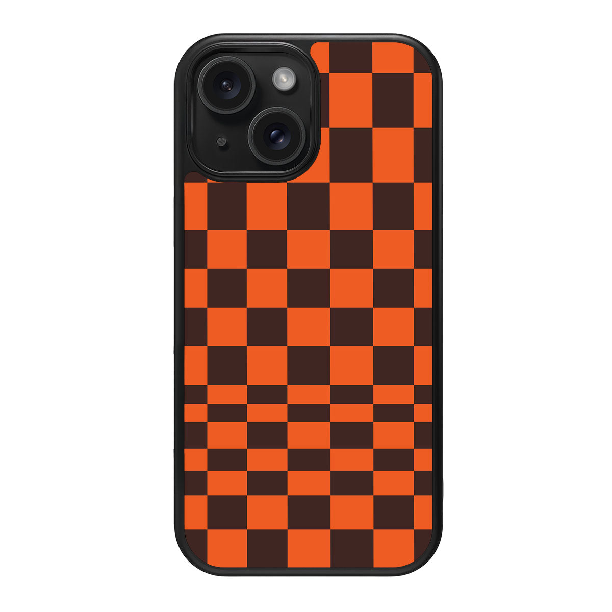 Amber Pop design back view – iPhone 15 case