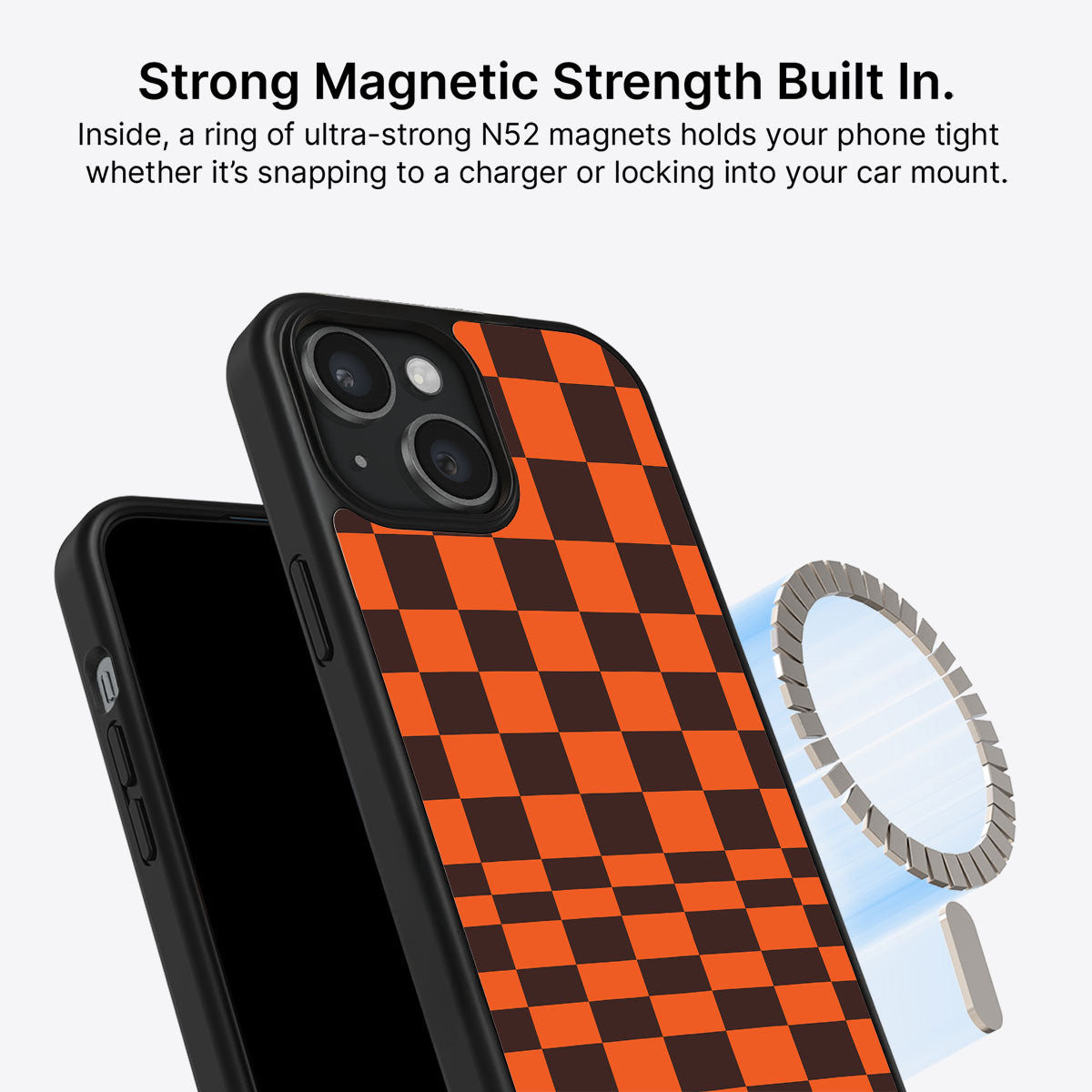 iPhone 15 MagSafe case – Amber Pop design