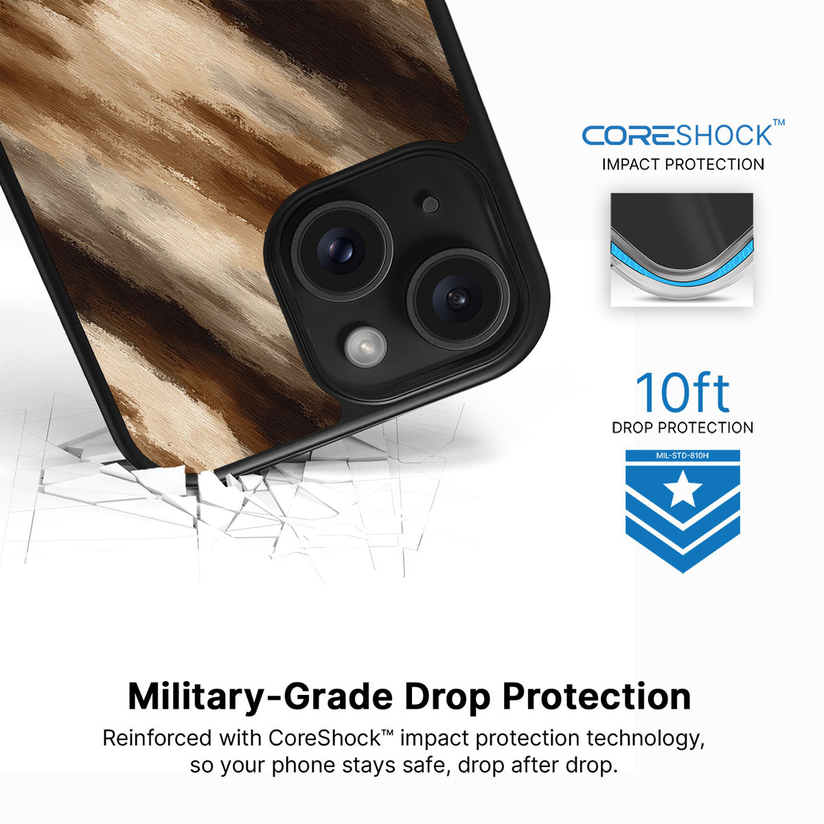 Bronze Terra - iPhone 15 Case #case type_core (magsafe), #case type_core (non magsafe)