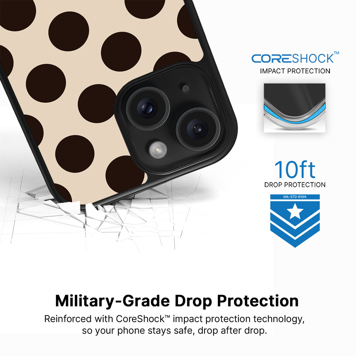 Desert Beetles - iPhone 15 Case #case type_core (magsafe), #case type_core (non magsafe)