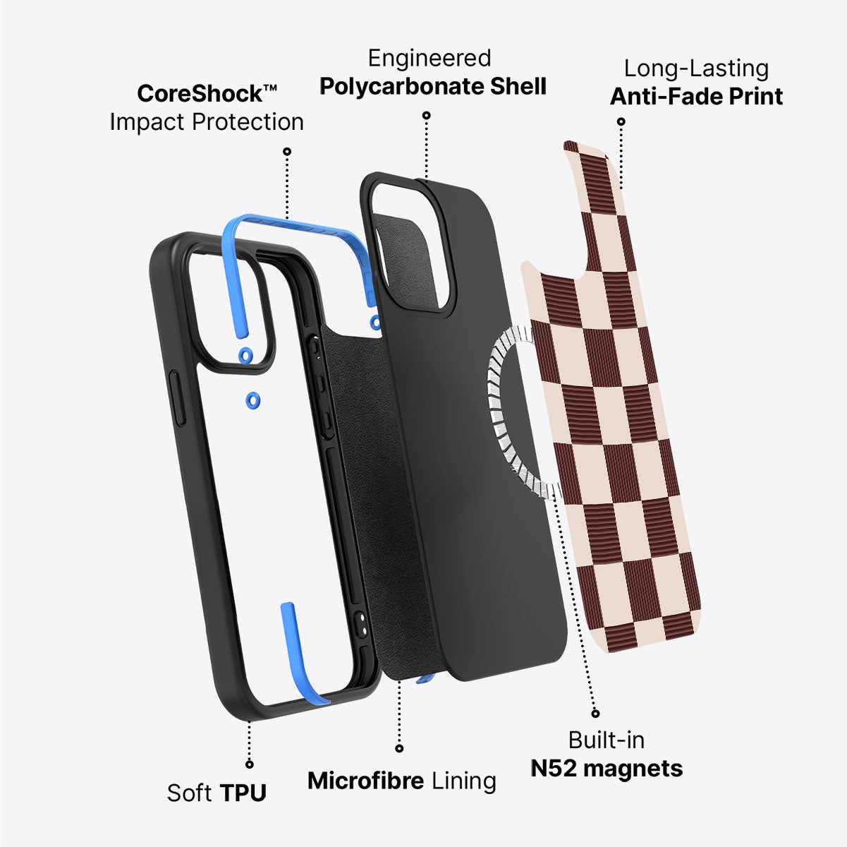 Elegance Espresso - iPhone 15 Case #case type_core (magsafe)