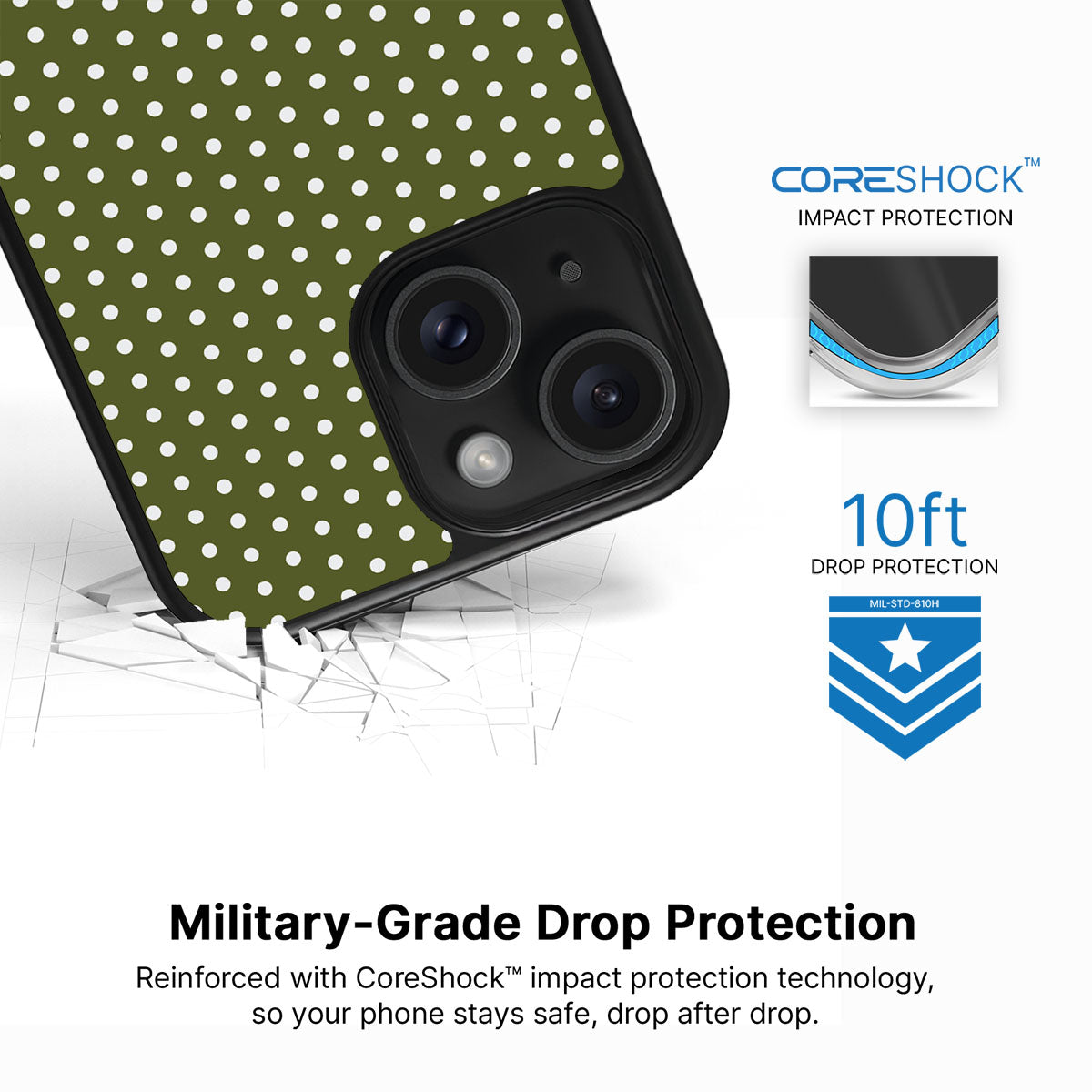 Forest Mesh - iPhone 15 Case #case type_core (magsafe), #case type_core (non magsafe)