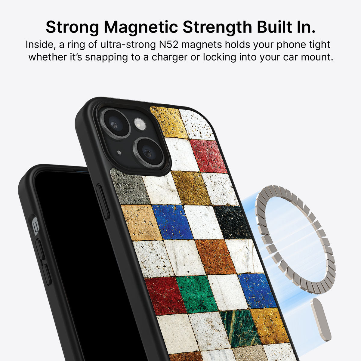Heritage Mosaic - iPhone 15 Case #case type_core (magsafe)