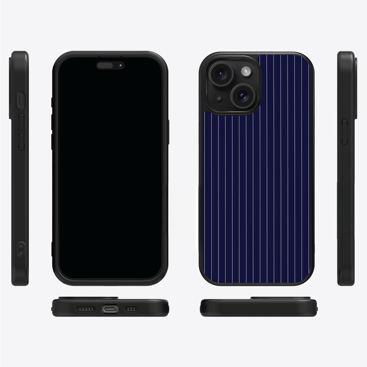 Navy Suits - iPhone 15 Case #case type_core (magsafe), #case type_core (non magsafe)