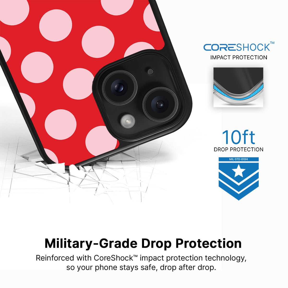 Rouge Blush - iPhone 15 Case #case type_core (magsafe), #case type_core (non magsafe)