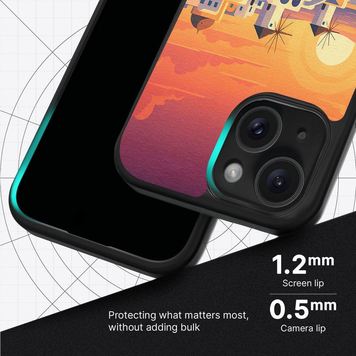 Santorini - iPhone 15 Case #case type_core (magsafe), #case type_core (non magsafe)