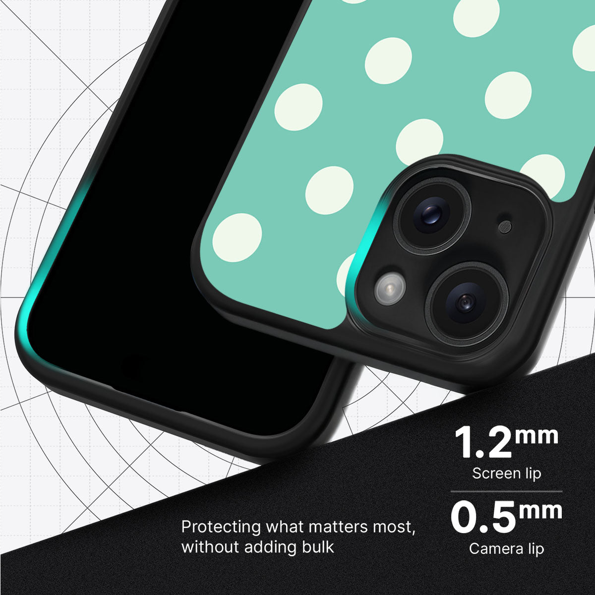 Sea Mist - iPhone 15 Case #case type_core (magsafe), #case type_core (non magsafe)