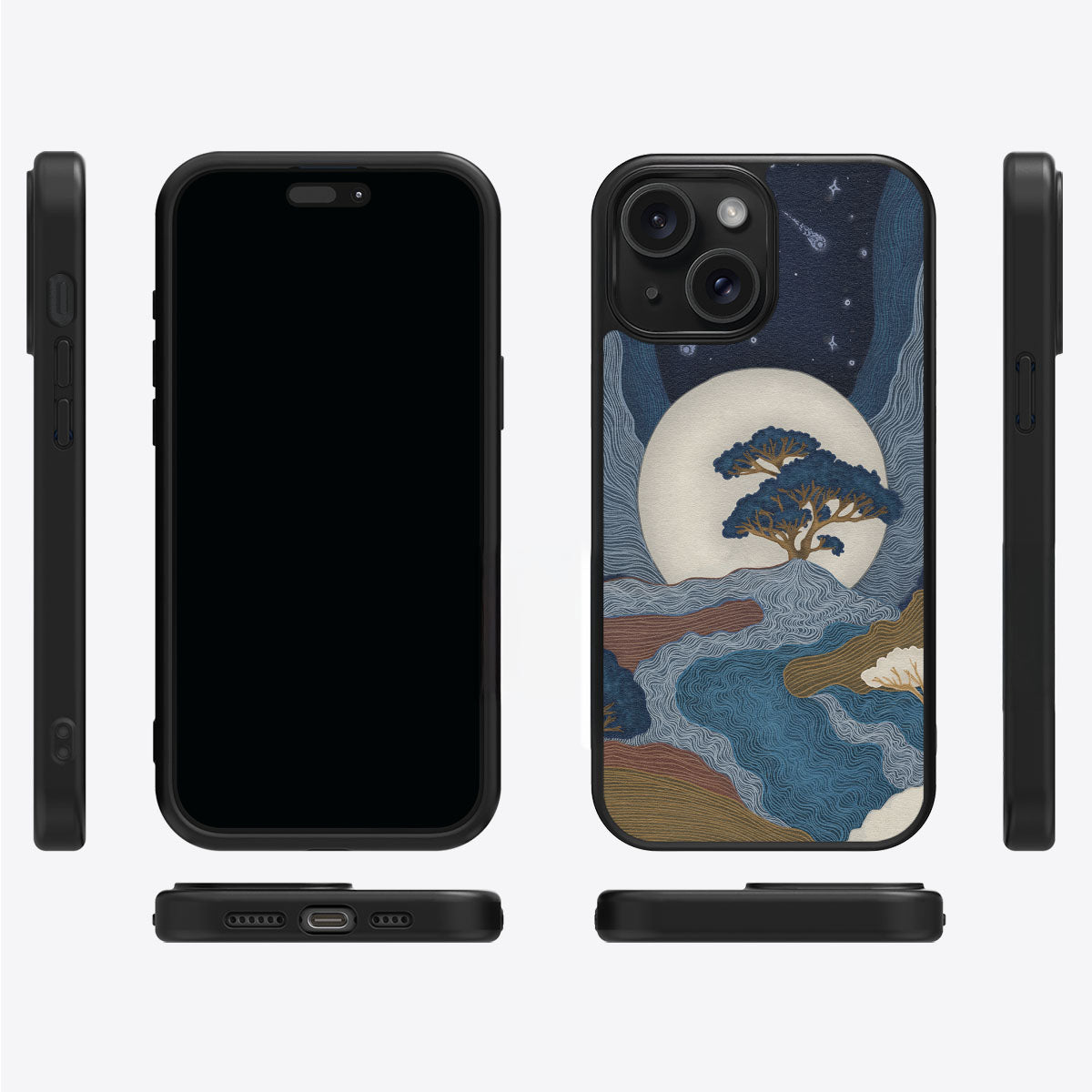 Aura Farming iPhone 15 Plus case cover – multi-angle view