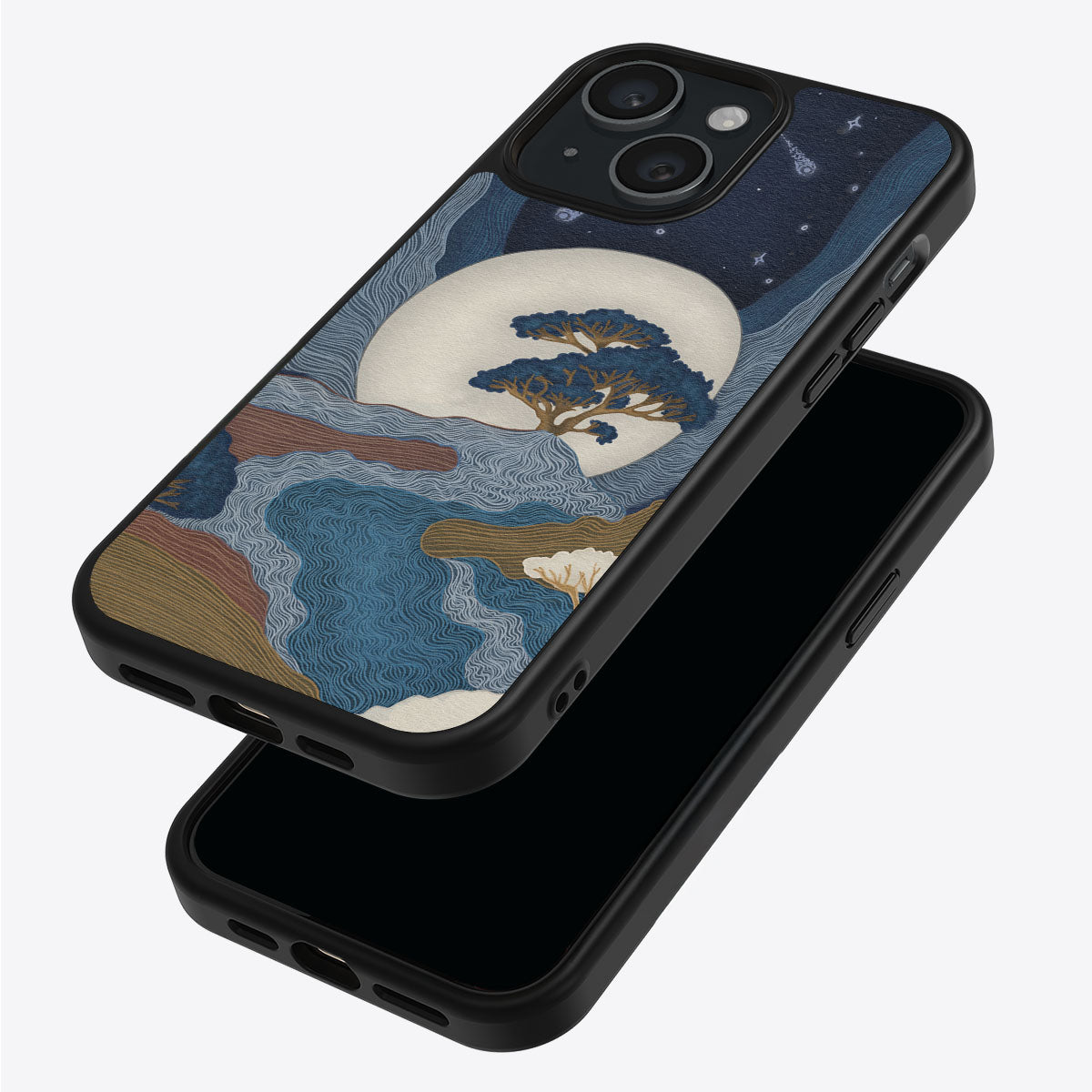 Aura Farming iPhone 15 Plus case – back and side view