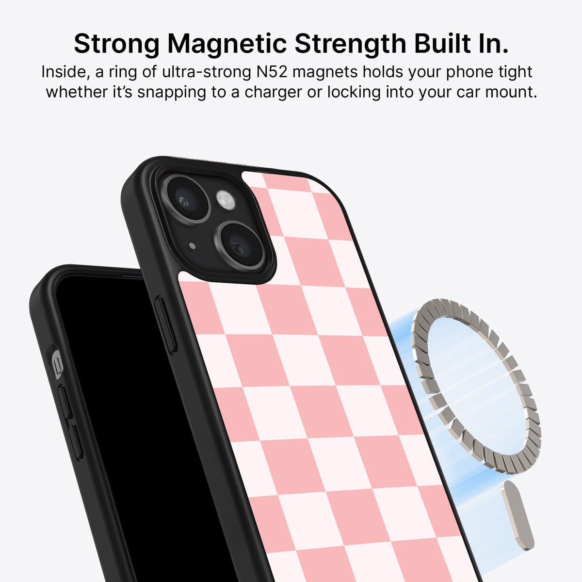 iPhone 15 Plus MagSafe case – Ballet Tile design