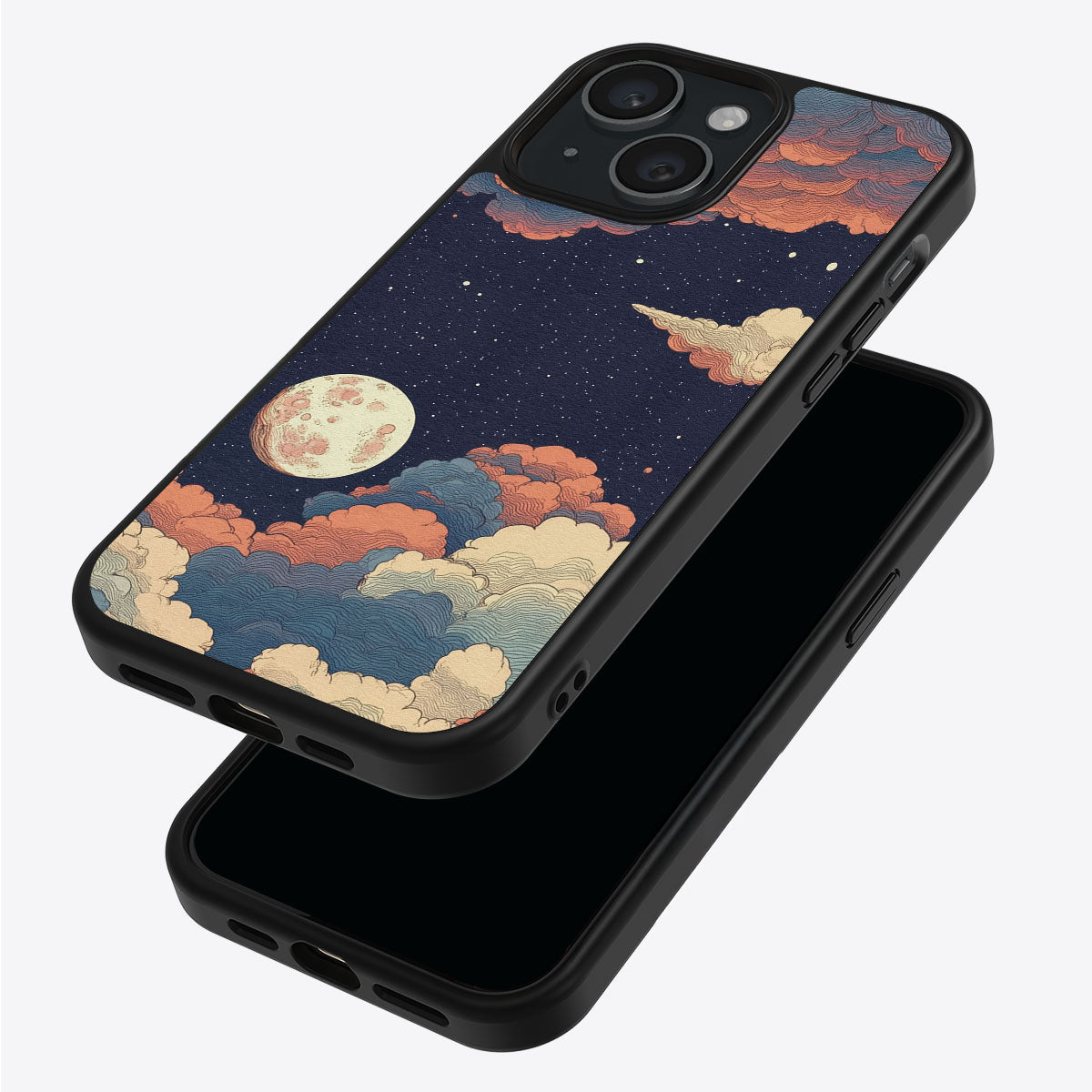 Blushed Moon - iPhone 15 Plus Case #case type_core (magsafe), #case type_core (non magsafe)