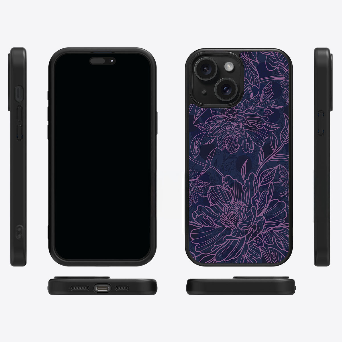 Luminous Blooms - iPhone 15 Plus Case #case type_core (magsafe), #case type_core (non magsafe)