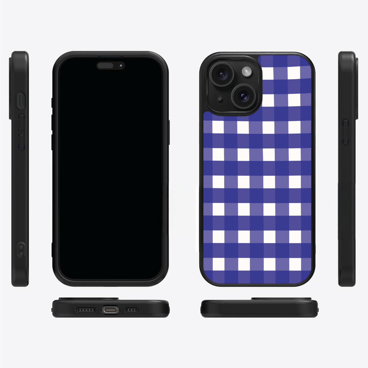 Nautical Grid - iPhone 15 Plus Case