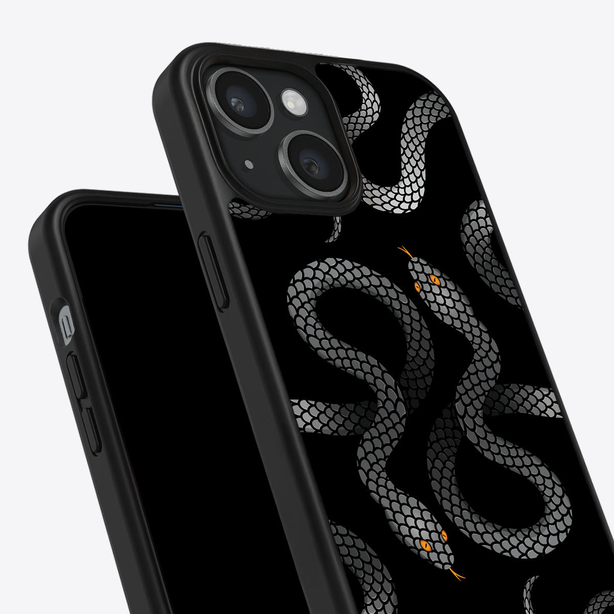 Noir Serpent - iPhone 15 Plus Case #case type_core (non magsafe)
