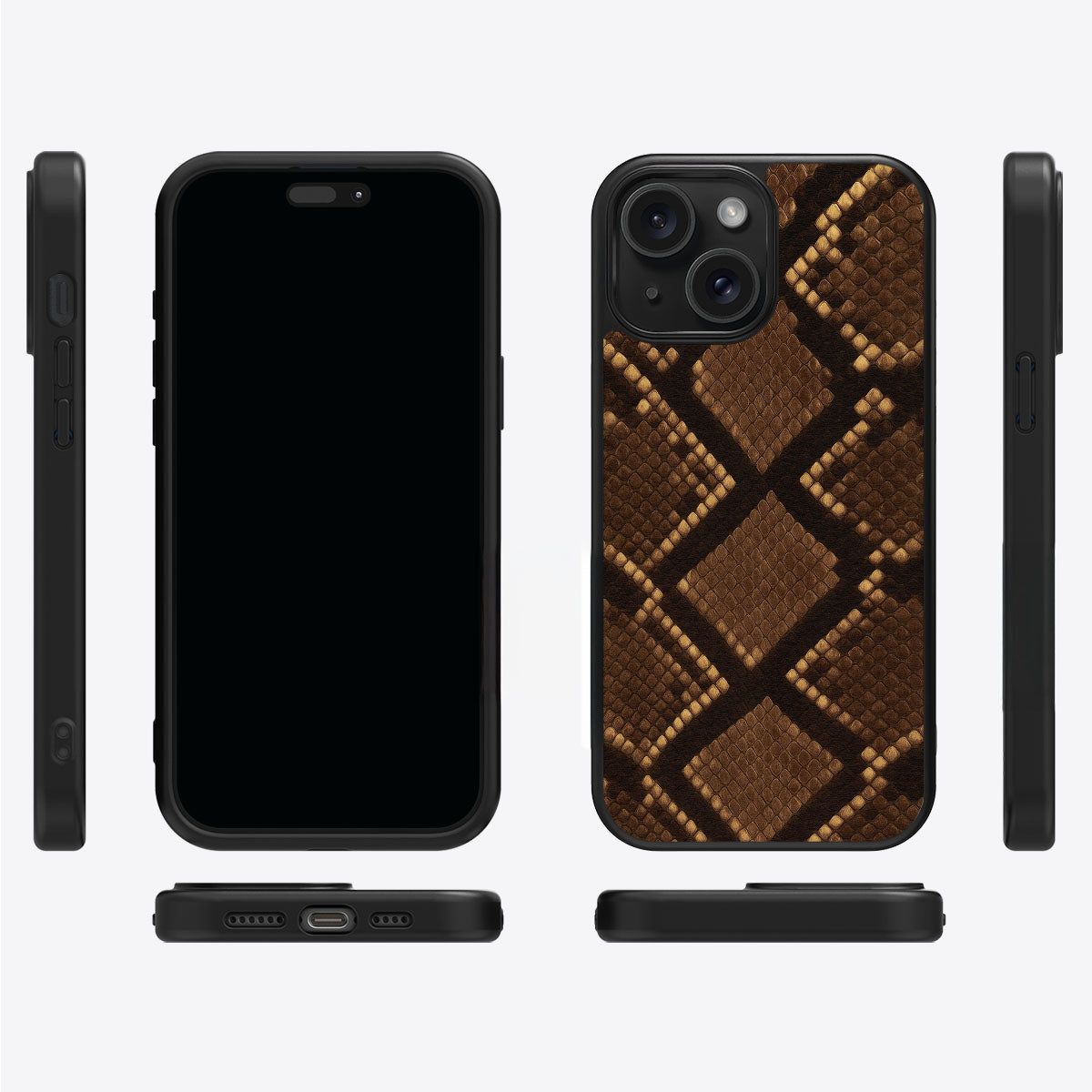 Sepia Snake - iPhone 15 Plus Case #case type_core (magsafe), #case type_core (non magsafe)