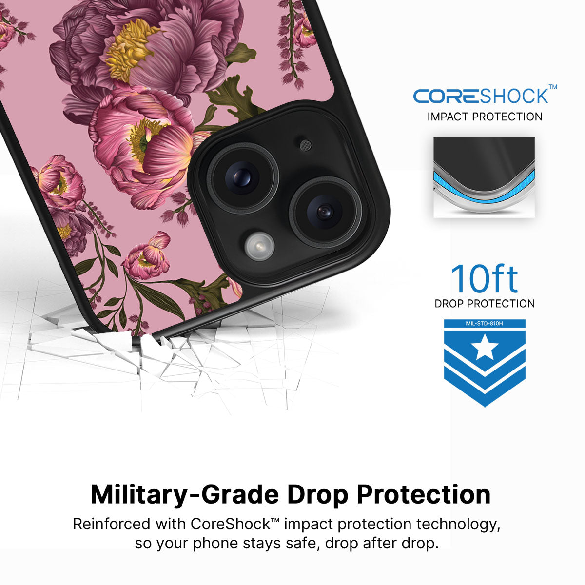 Vintage Blossoms - iPhone 15 Plus Case #case type_core (magsafe), #case type_core (non magsafe)