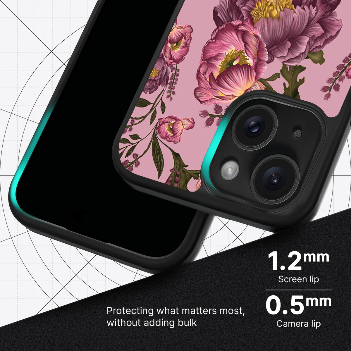 Vintage Blossoms - iPhone 15 Plus Case #case type_core (magsafe), #case type_core (non magsafe)
