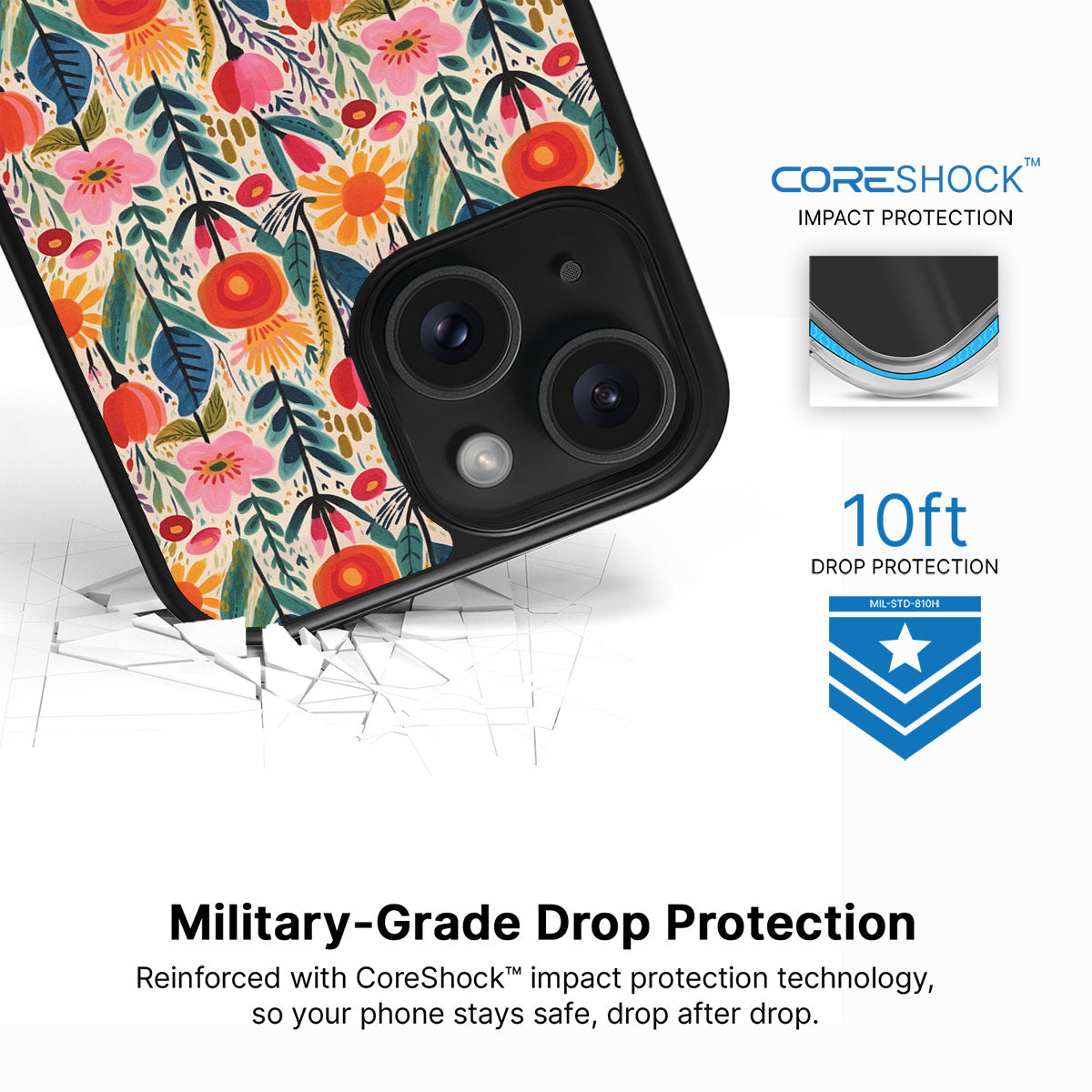 Wild Blossoms - iPhone 15 Plus Case #case type_core (magsafe), #case type_core (non magsafe)