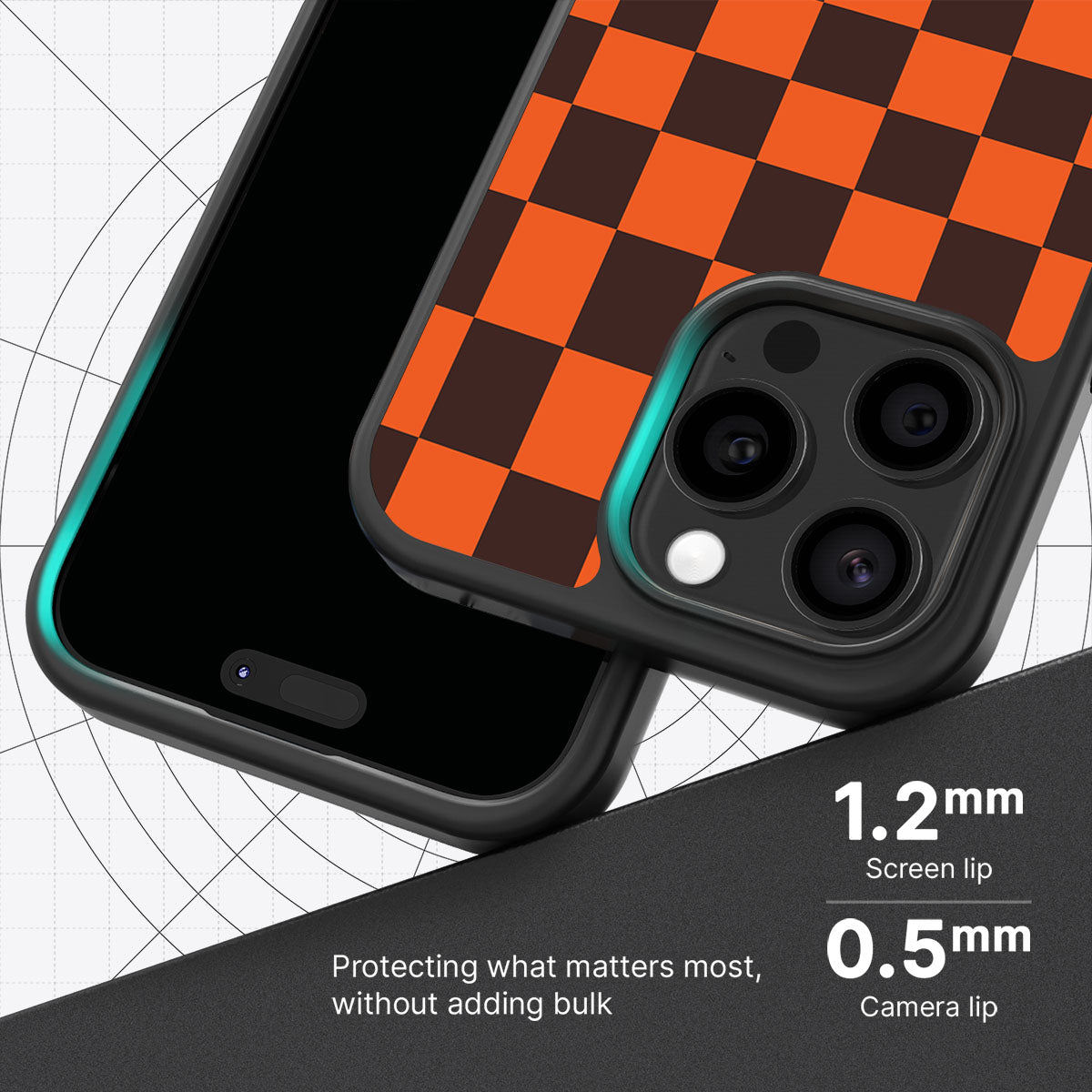 Amber Pop slim iPhone 15 Pro phone case