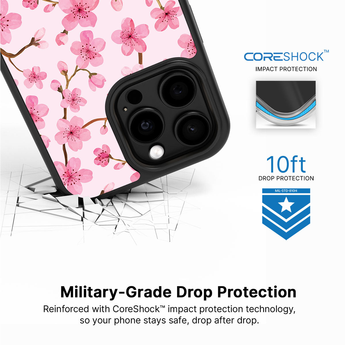 Cherry Blossom - iPhone 15 Pro Case #case type_core (magsafe), #case type_core (non magsafe)