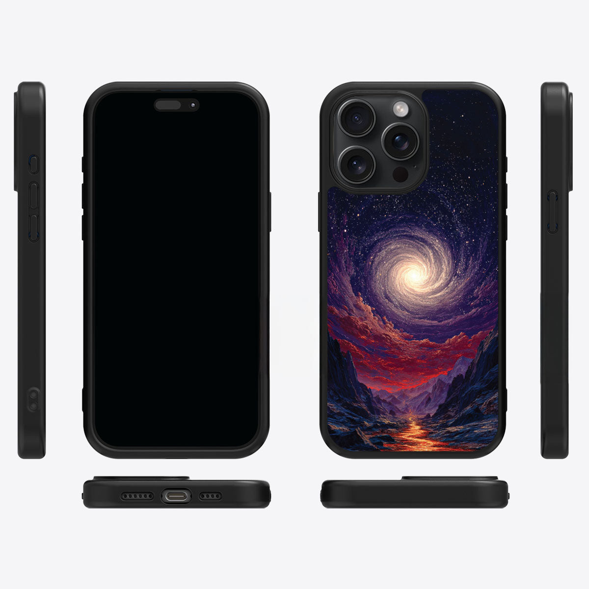 Cosmic Vortex - iPhone 15 Pro Case #case type_core (magsafe), #case type_core (non magsafe)