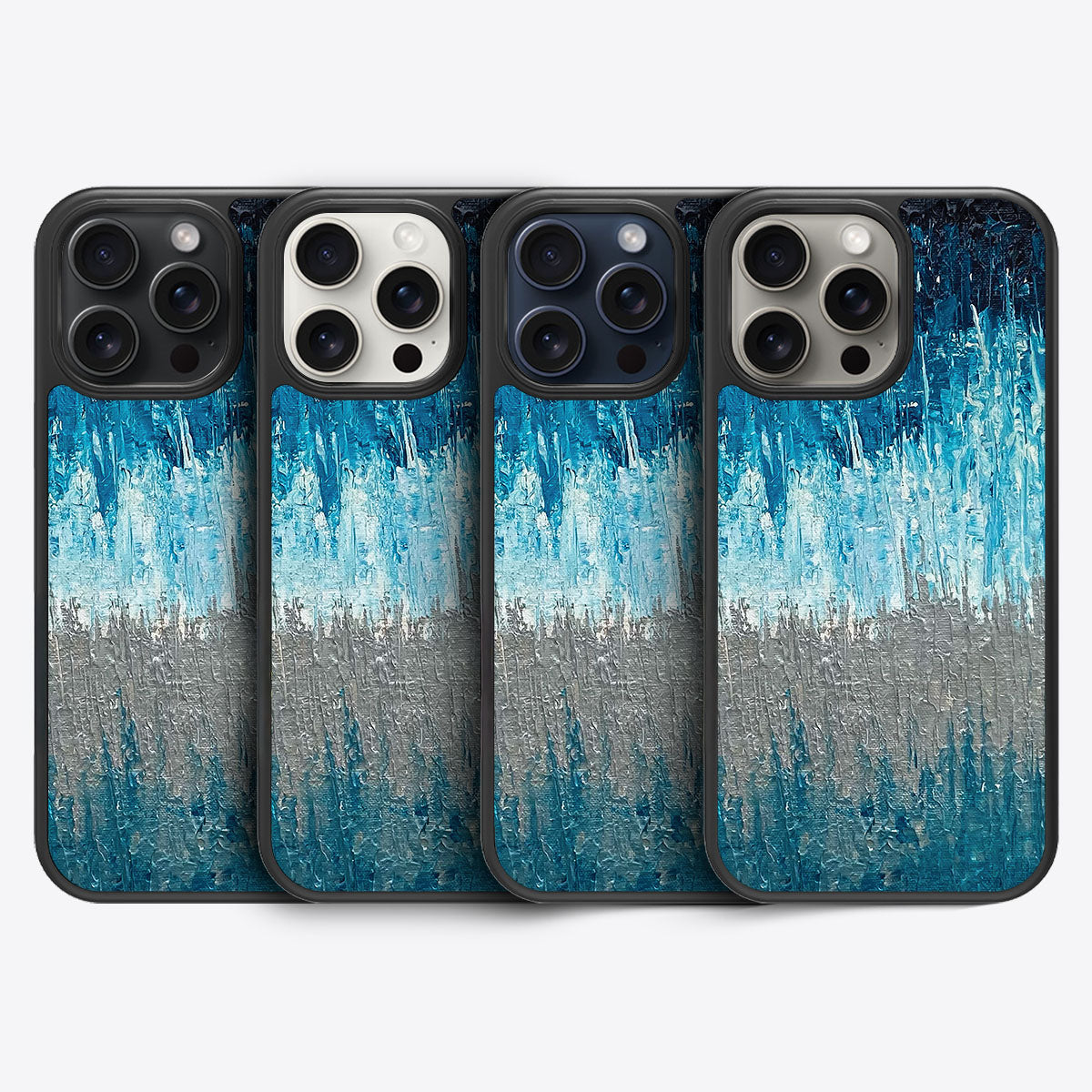 Impasto Tides - iPhone 15 Pro Case #case type_core (magsafe), #case type_core (non magsafe)