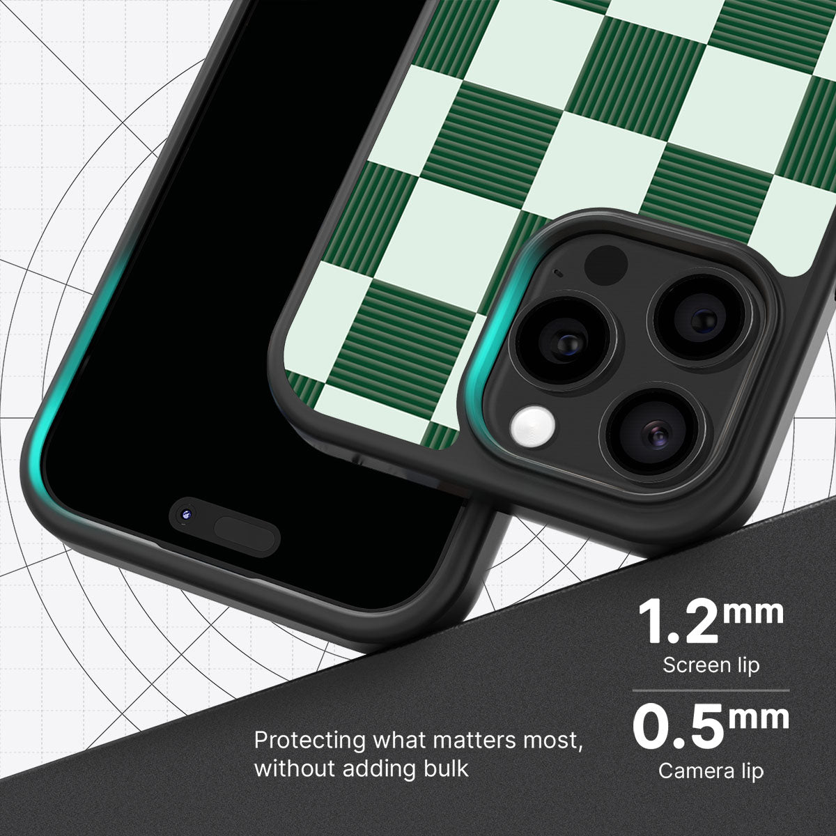 Luxe Emerald - iPhone 15 Pro Case #case type_core (magsafe), #case type_core (non magsafe)