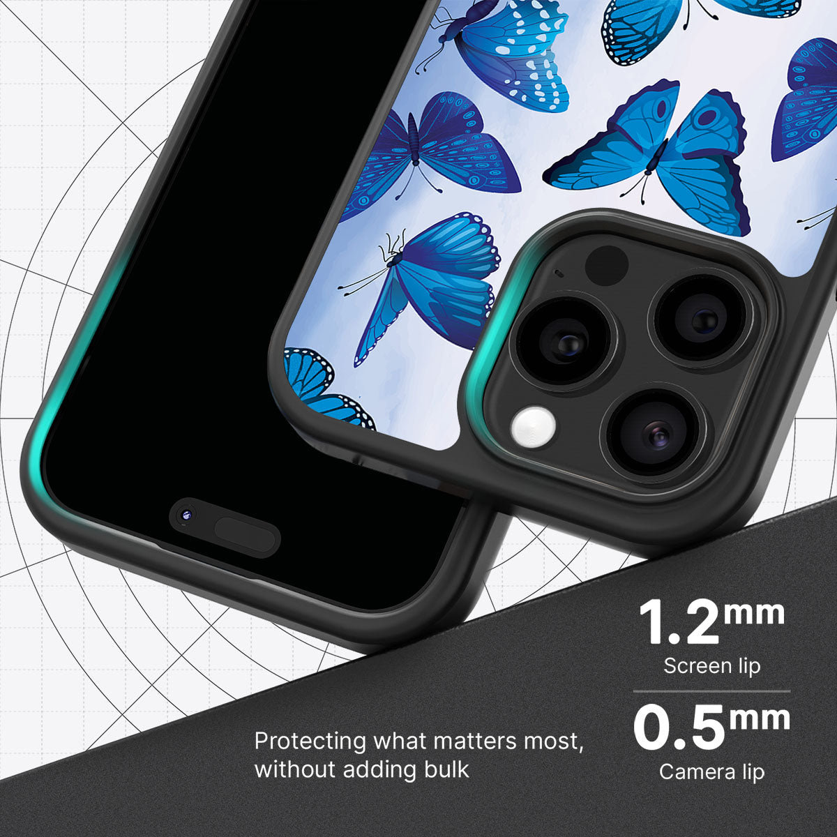 Magic Butterflies - iPhone 15 Pro Case #case type_core (magsafe), #case type_core (non magsafe)