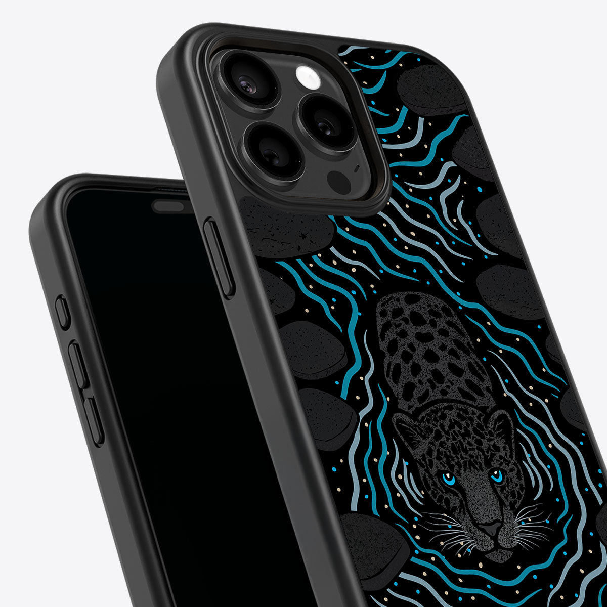Midnight Panther - iPhone 15 Pro Case #case type_core (non magsafe)