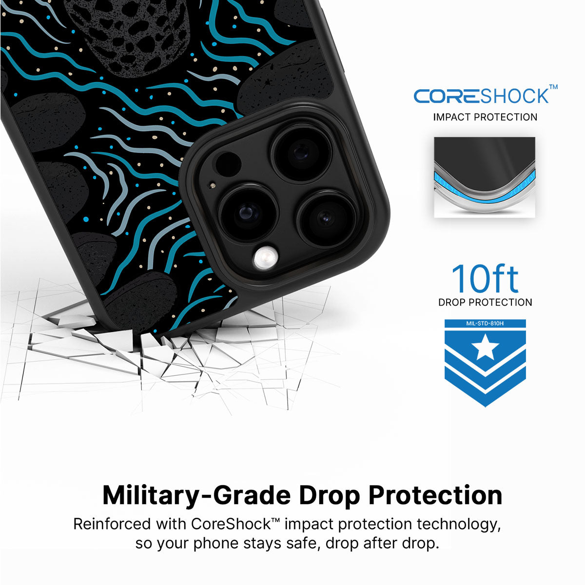 Midnight Panther - iPhone 15 Pro Case #case type_core (magsafe), #case type_core (non magsafe)