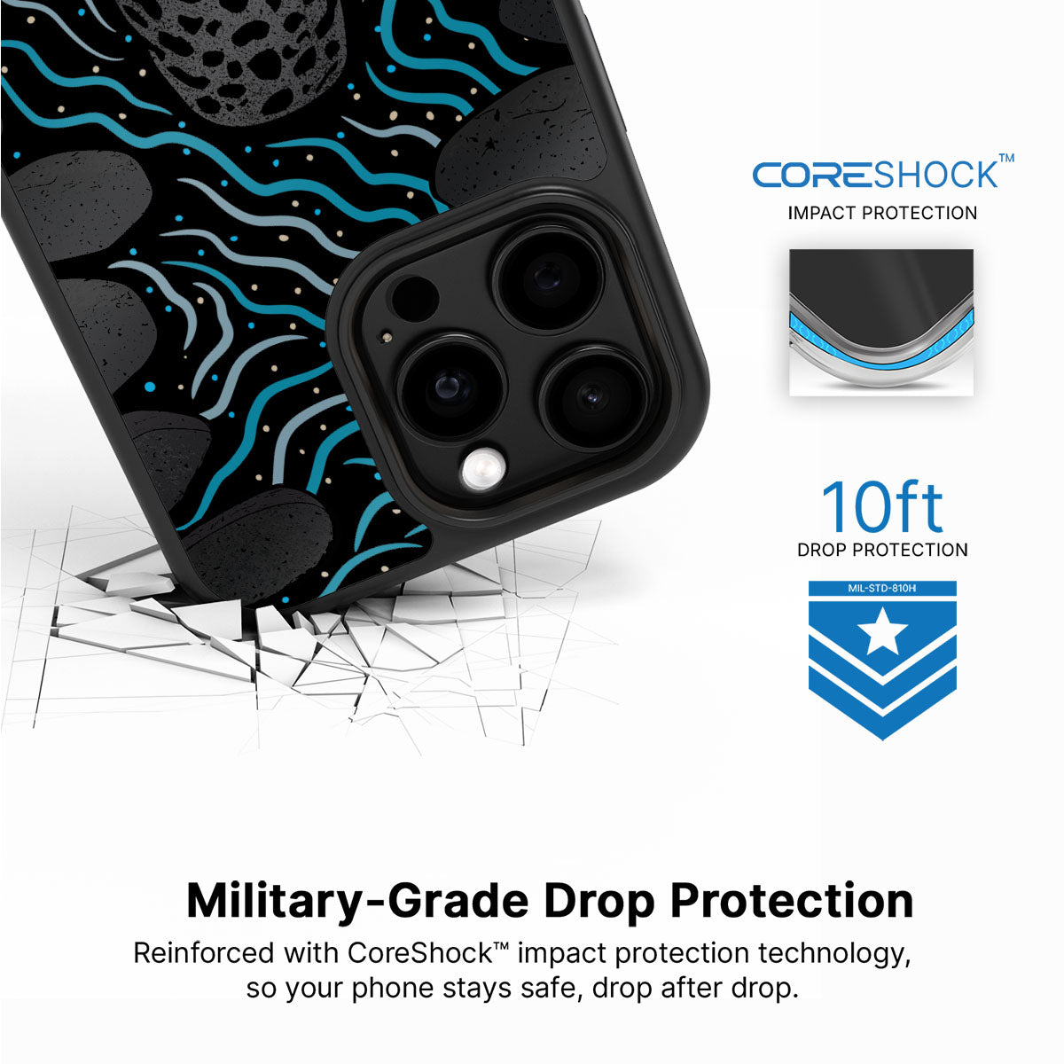 Midnight Panther - iPhone 15 Pro Case, #case type_core (magsafe), #case type_core (non magsafe)