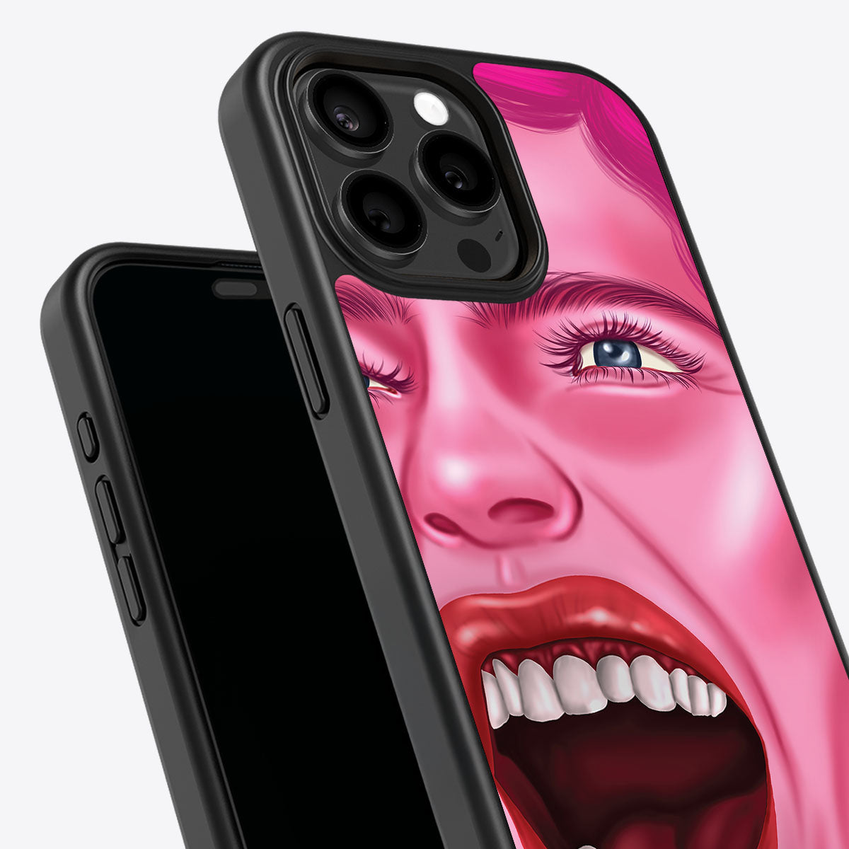 Pink Rage - iPhone 15 Pro Case #case type_core (non magsafe)