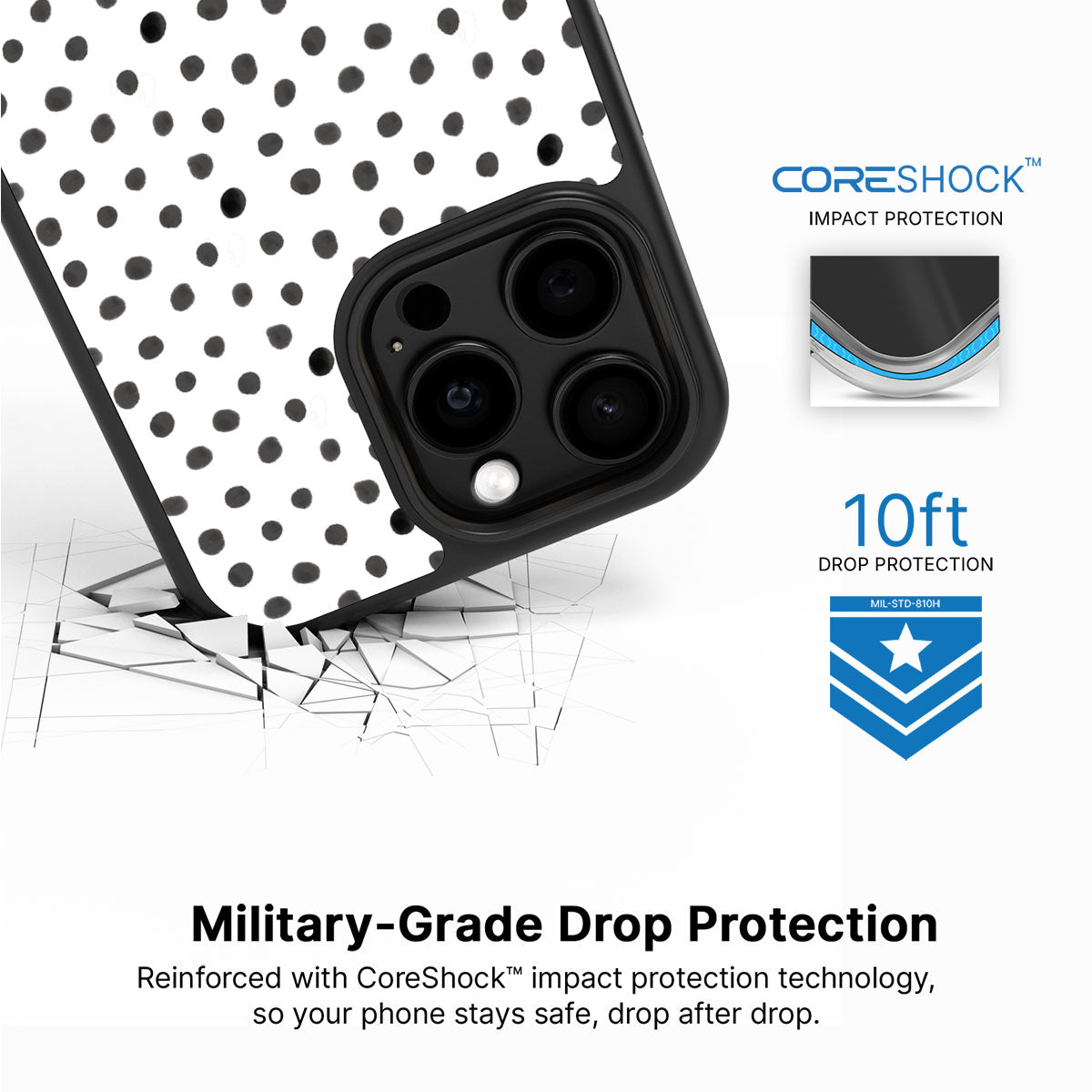 Polka Play - iPhone 15 Pro Case #case type_core (magsafe), #case type_core (non magsafe)