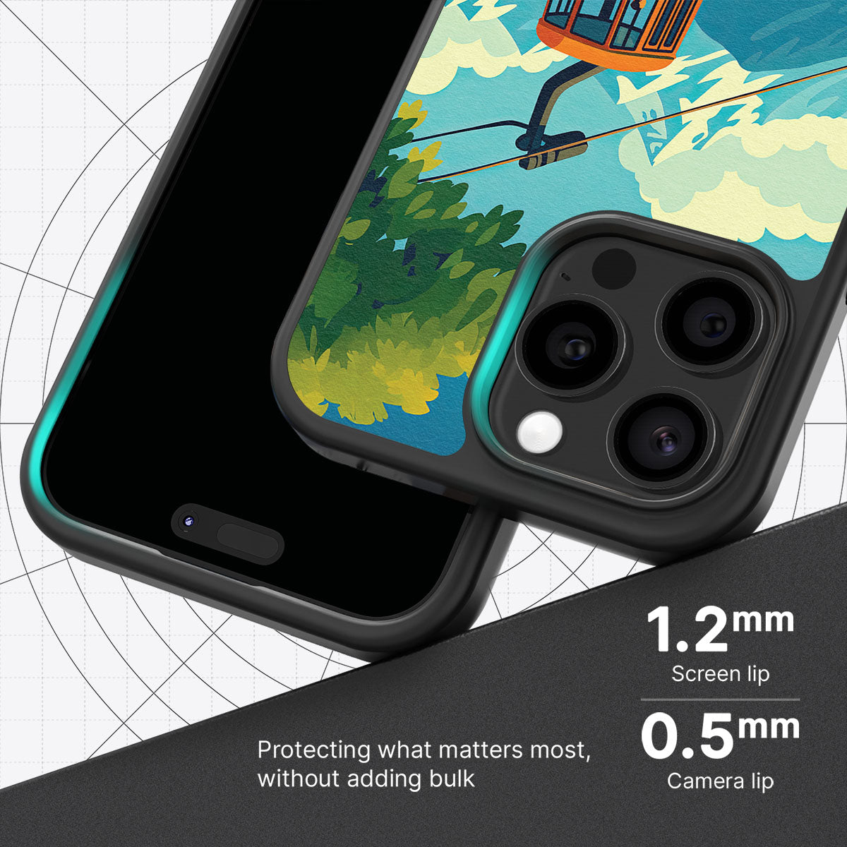 Queenstown - iPhone 15 Pro Case #case type_core (magsafe), #case type_core (non magsafe)