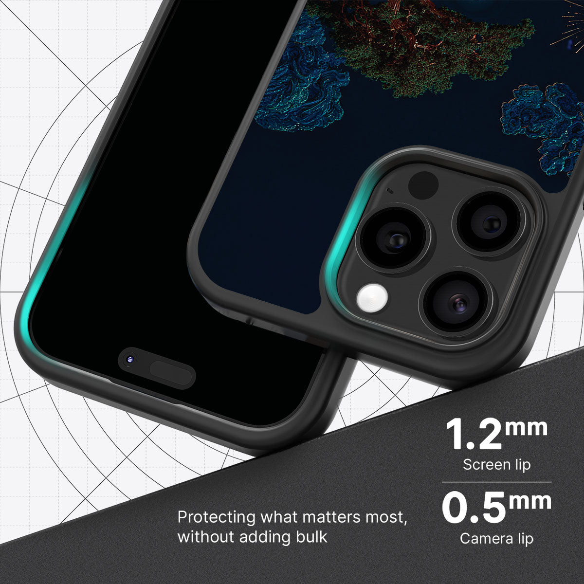 Quiet Moon - iPhone 15 Pro Case #case type_core (magsafe), #case type_core (non magsafe)