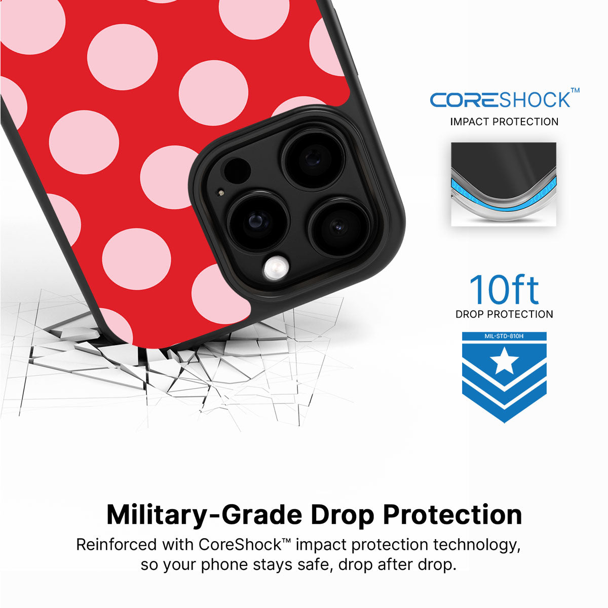 Rouge Blush - iPhone 15 Pro Case #case type_core (magsafe), #case type_core (non magsafe)