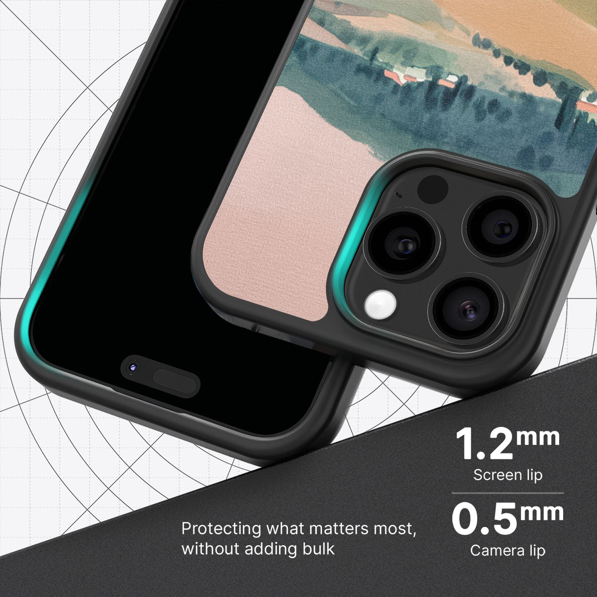 Tuscan Holiday - iPhone 15 Pro Case #case type_core (magsafe), #case type_core (non magsafe)