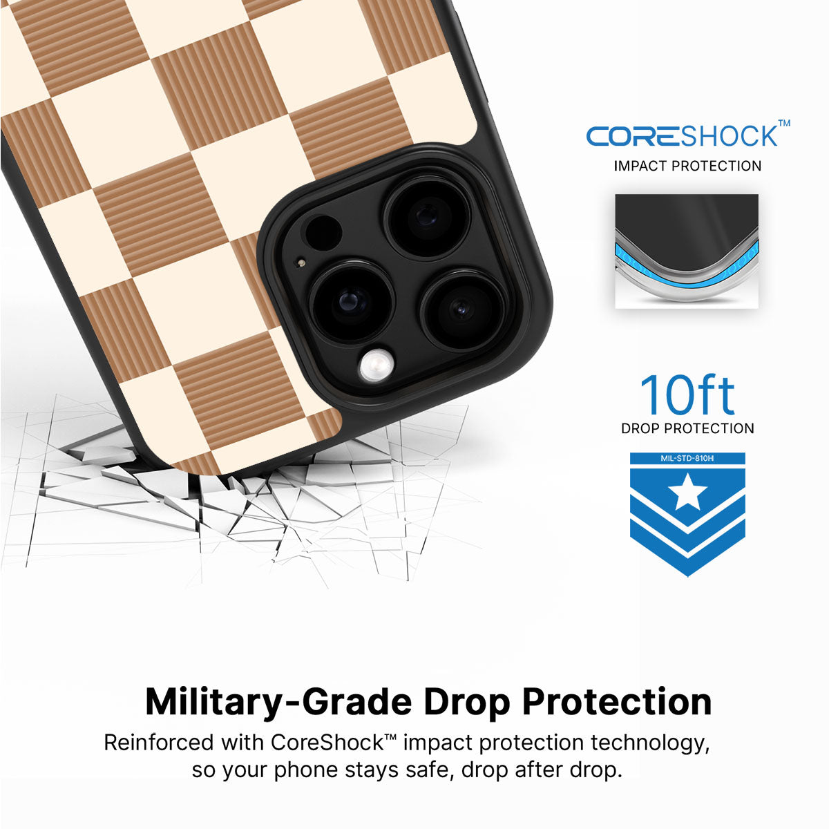 Vintage Mocha - iPhone 15 Pro Case #case type_core (magsafe), #case type_core (non magsafe)